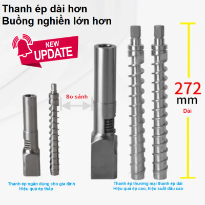 Máy Ép dầu thực vật Công nghiệp Thương hiệu Septree Mỹ Mã S9S, Công suất lớn 1200W, Phễu 5 Lít, Ép 8-12kg/giờ - Hàng Nhập Khẩu, BH 12 Tháng