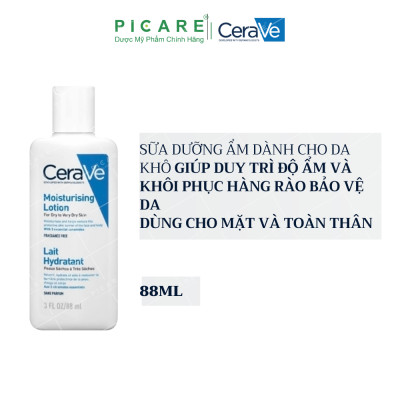 Sữa Dưỡng Ẩm Dành Cho Da Dầu Và Da Cơ Địa CeraVe Moiturising Lotion 88ml