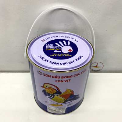 Sơn dầu cao cấp TOA Con Vịt màu trắng MD 111 _ 3L