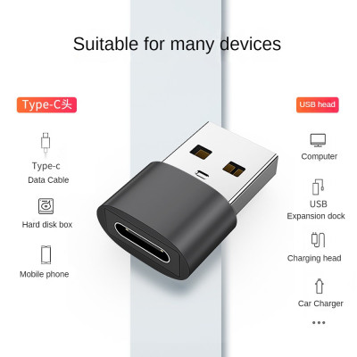 Đầu chuyển OTG USB Type C sang USB Full size Type-C Male to USB Female - Hàng Nhập Khẩu - Giao Màu Ngẫu Nhiên