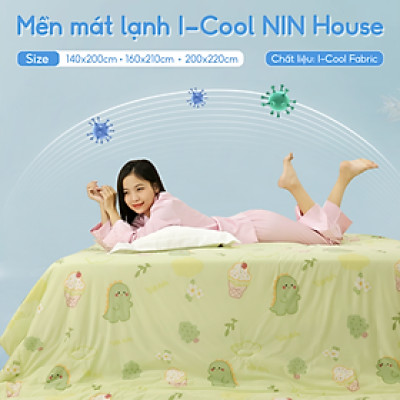 [CHĂN HÈ MÁT LẠNH] Mền lạnh I Cool Advance NIN House NM8030 2mx2m2 | Chăn chần Ice Silk, Chăn điều hoà nhiều độ