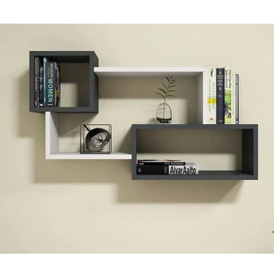 Kệ Gỗ Trang Trí Treo Tường Đơn Giản Mà Đẹp Tundo CTKT415 KT 87x54x18cm