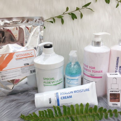 [KHUYẾN MÃI] Bột Mặt Nạ Dẻo Vitamin C Sáng Da Mờ Thâm Mờ Sắc Tố TBM Hàn Quốc 1kg