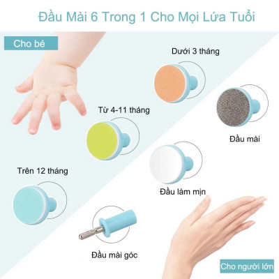 Máy Cắt Dũa Móng Tay  – 7 Món Đa Năng, Dùng Êm, Không Làm Trjẻ Giật Mình, đèn ốp trần