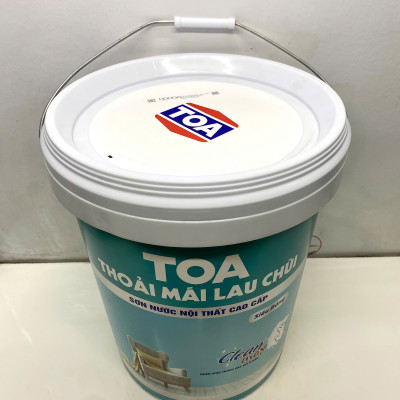 Sơn nước Toa thoải mái lau chùi siêu bóng màu xanh da trời 7411 _18L