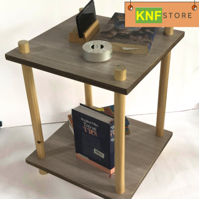 Kệ đầu giường ngủ,kệ trang trí decor chống nước bằng gỗ nhập khẩu từ KNF,mẫu mới 2023