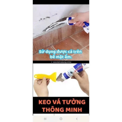 Combo 2 Lọ Keo Vá Tường . Trần Nhà Chống Thấm 250gr – Trám Vết Nứt, Chống Mốc Hiệu Quả