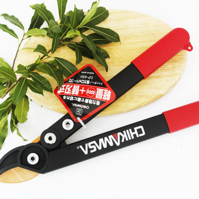 Kéo cắt cành trợ lực cao cấp Nhật Bản Chikamasa LP-450 chiều dài lưỡi 43mm - lưỡi thép carbon chất lượng cao siêu bén - Cắt ngọt, không bám dính, liền sẹo nhanh