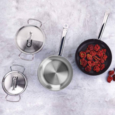 Nồi inox cao cấp Korkmaz Proline 9 lít thân cao - A1166 - Hàng Chính Hãng
