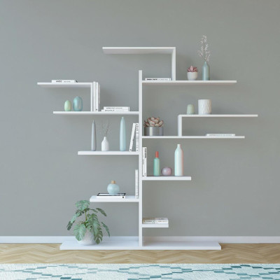 Giá sách gỗ gia đình đa năng tiện nghi SMLIFE Bob