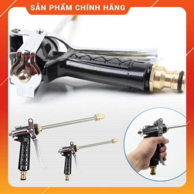 ️ Bộ dây vòi xịt nước rửa xe, tưới cây , tăng áp 3 lần, loại 20m 206318 đầu đồng,cút đồng,+ đai
