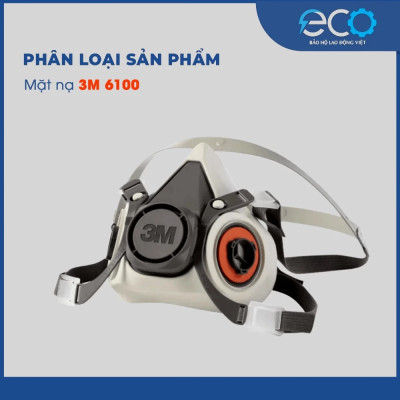 Bộ mặt nạ chống hóa chất 3M 6100/6200 + Phin lọc 3M 6003 - Mặt nạ bảo vệ hô hấp