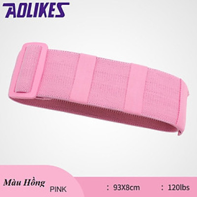 DÂY KHÁNG LỰC TẬP MÔNG ĐÙI CÓ KHÓA ĐIỀU CHỈNH 120IB,Dây Miniband, Đàn Hồi Kháng Lực Tập Mông Aolikes Tự Do Điều Chỉnh Chu Vi 