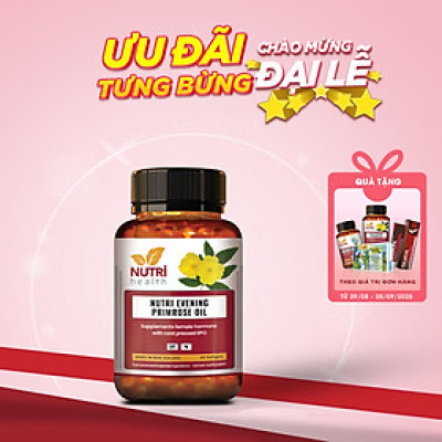 Viên Uống Bổ Sung Nội Tiết New Zealand Nutri Evening Primrose Oil 60 Viên | Giúp Bổ Sung Nội Tiết Tố - Nhập Khẩu Chính Hãng