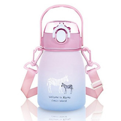 Bình nước cho bé 2 tuổi KU.KU Duckbill nhựa Tritan cao cấp 600ml ku5621