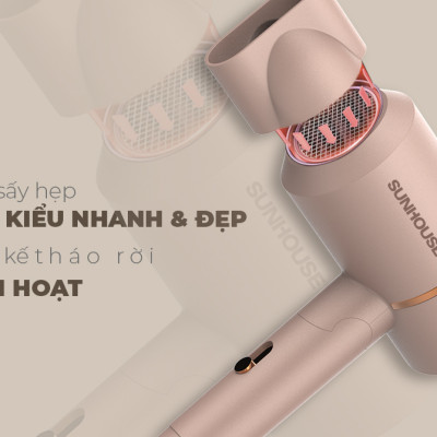 Máy sấy tóc SUNHOUSE SHD2313 (1000W) - Hàng chính hãng