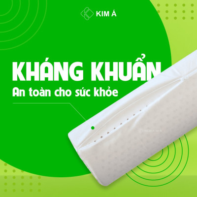 Gối Ôm cao su Thiên Nhiên KIM Á Body Latex