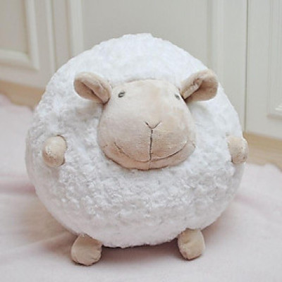 Dễ Thương Tròn Bóng Cừu Búp Bê Sang Trọng