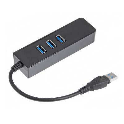 Bộ chia 3 cổng Usb 3.0 + 1 cổng Lan - Hub Usb 3.0 + Lan - Hàng Nhập Khẩu