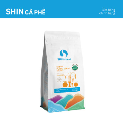 Cà phê Pleiku Blend Organic - SHIN Cà phê - Cà phê pha thủ công - Gói 250g