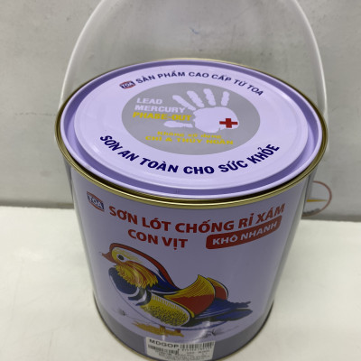 Sơn lót chống rỉ cao cấp TOA con Vịt màu xám 3L _ MD GOP