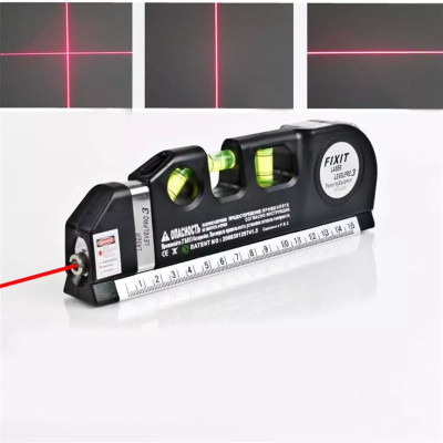 Thước đo khoảng cách bằng laser - máy đo khoảng cách laser cầm tay giá rẻ - Đa chức năng: nằm, đứng, xiên 45 °, thước rút 2.5m, thước 15cm, laser đo cân bằng ngang (Tặng Kèm Thước dây) 