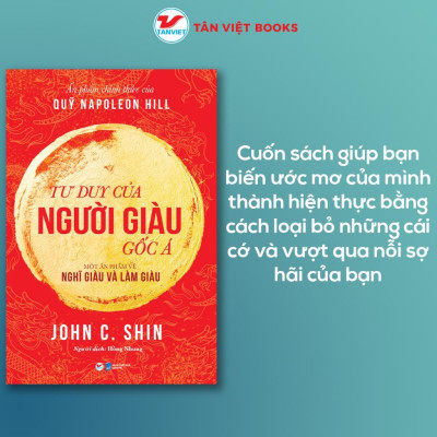 Sách - Tư Duy Của Người Giàu Gốc Á - Một Ấn Phẩm Về Nghĩ Giàu Và Làm Giàu - Tân Việt Books