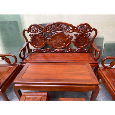 Bàn ghế Guột gỗ nhãn