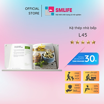 Kệ sách treo tường L45