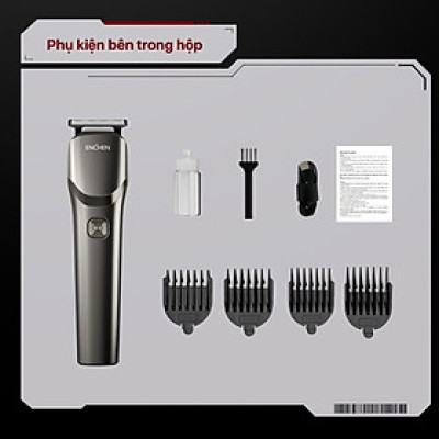 Tông đơ cắt tóc đa chức năng Enchen Beardo2 chất liệu thép không gỉ nhiều cữ linh hoạt - Hàng chính hãng