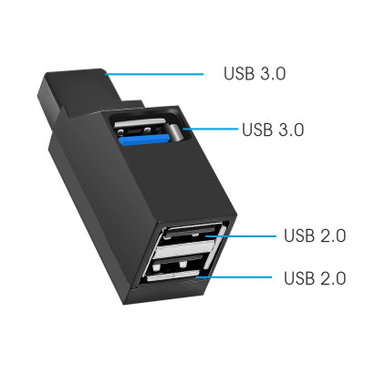 Hub chia 1 ra 3 cổng USB - Hàng nhập khẩu