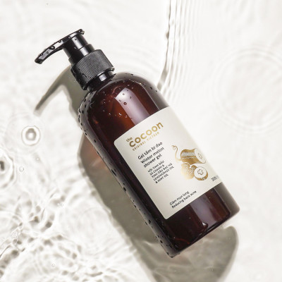 Bộ Gel tắm bí đao cocoon 310ml + Son dưỡng môi dầu dừa bến Tre 5g