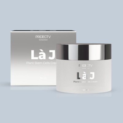 Kem dưỡng ẩm Là J Beauty Hit - PROJECT V - Kem từ tế bào gốc thực vật, Phục hồi trẻ hóa, Làn da sáng khoẻ (50ml) - Xuất xứ Thụy Sĩ, Hàng Chính Hãng