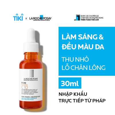 Dưỡng chất giúp cải thiện và làm sáng da La Roche-Posay Pure Vitamin C10 Serum 30ml