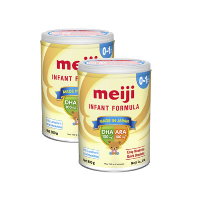 Combo 2 Hộp Sản Phẩm Dinh Dưỡng Công Thức Meiji Infant Formula - Nhập khẩu chính hãng (800g)