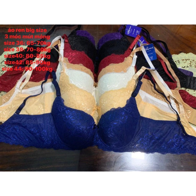 Áo Lót Ren Mút Mỏng Big size (Size 36 đến Size 44)