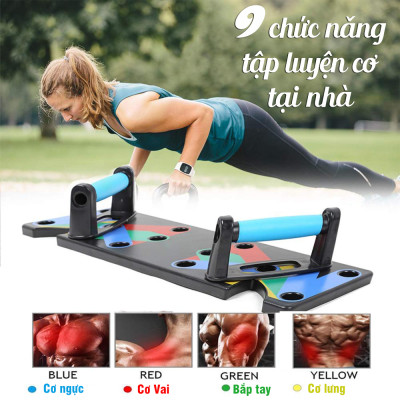 Dụng Cụ Hít Đất Chống Đẩy Đa Năng – Đa Dạng 14 Bài Tập Khác Nhau- Bộ Chống Đẩy Tập GYM Tại Nhà- Chính Hãng MINIIN