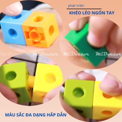 Xếp Hình Numberblocks Đồ Chơi Toán Học Thông Minh Trí Tuệ Cho Bé Linking Cube - Hãng miDoctor