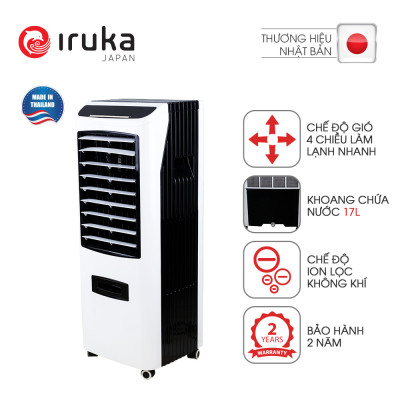 Quạt làm mát và lọc không khí Iruka I-99 - Hàng chính hãng