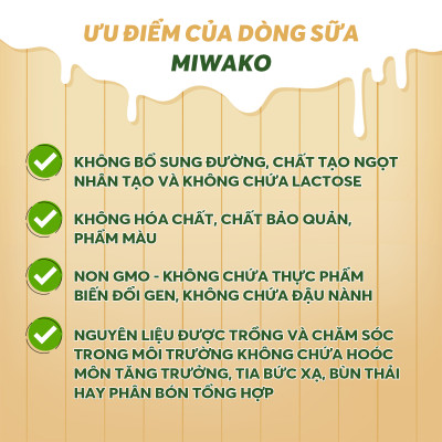 Sữa Hữu Cơ Miwako Nhập Khẩu Malaysia Hộp 400g Vị Gạo, Sữa Hạt Dinh Dưỡng Cho Bé Biếng Ăn Tiêu Hóa Kém Thấp Còi