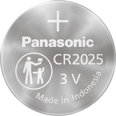 Vỉ Pin nút Panasonic 3V CR-2025/5BN (1 viên/5 viên) - Hàng chính hãng