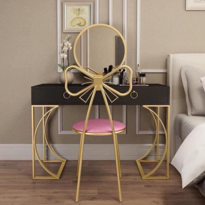 Hàng Siêu Cấp Bộ bàn ghế trang điểm: Bàn phấn hộp vuông 2 ngăn kèm gương hiện đại  - Giá Tại Xưởng