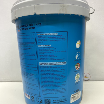 Sơn Nước Toa Supertech nội thất màu xanh da trời 7411_18L