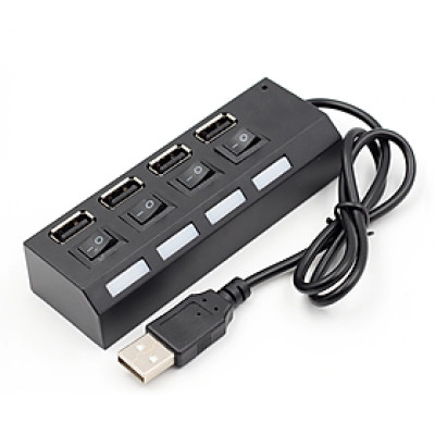 Hub chia cổng USB thành 4 cổng - Hàng Nhập Khẩu