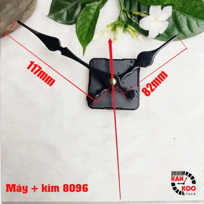 Máy Đồng Hồ Treo Tường Kim Trôi Nhật Bản Shinfuku – Siêu Tĩnh, Chạy Êm, Siêu Bền – BH 5 Năm