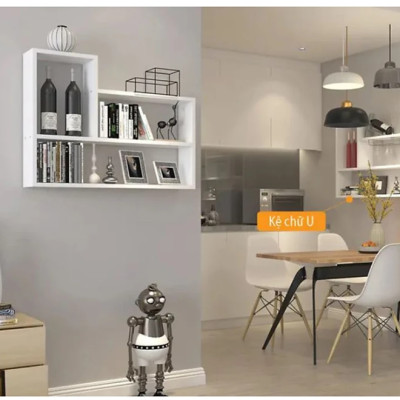 Kệ Để Sách Treo Tường Hiện Đại Tundo CTKT181 KT 62cm x 80cm x 15cm