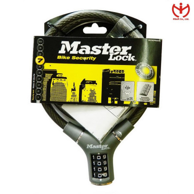 Khóa số dây cáp Master Lock 8229 dài 0.9m x 12mm