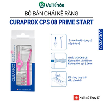 Bộ bàn chải kẽ răng Curaprox CPS 08 Prime Start | Mã SP 73340457