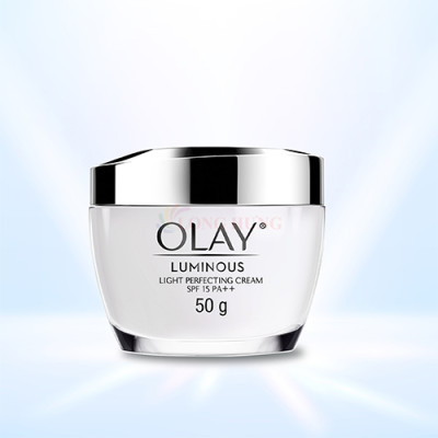 Kem dưỡng trắng da ban ngày Olay Luminous Light Perfecting Cream SPF 15 PA++ (50g) - Hàng chính hãng