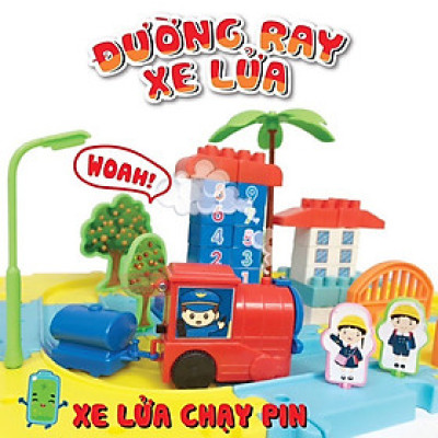 Đường ray xe lửa thông minh Antona chạy pin No.368 dạng túi